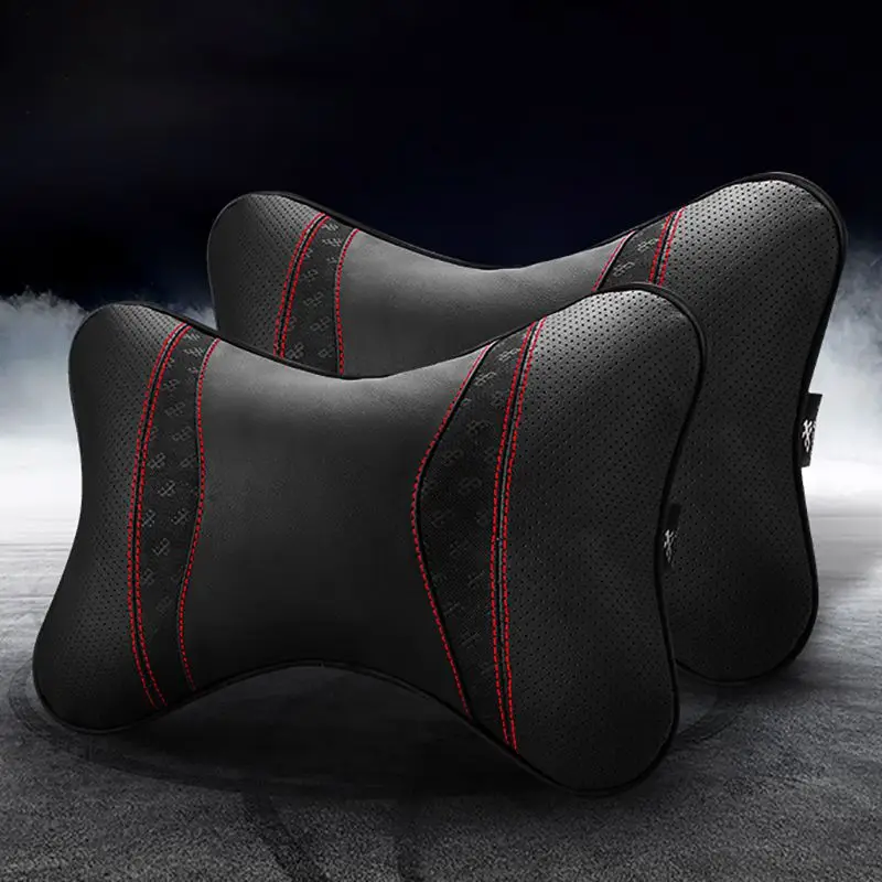 

Car Headrest Neck Pillow Can Be Used As A Small Travel Pillow For Head Support bow shape car neck pillow headrest