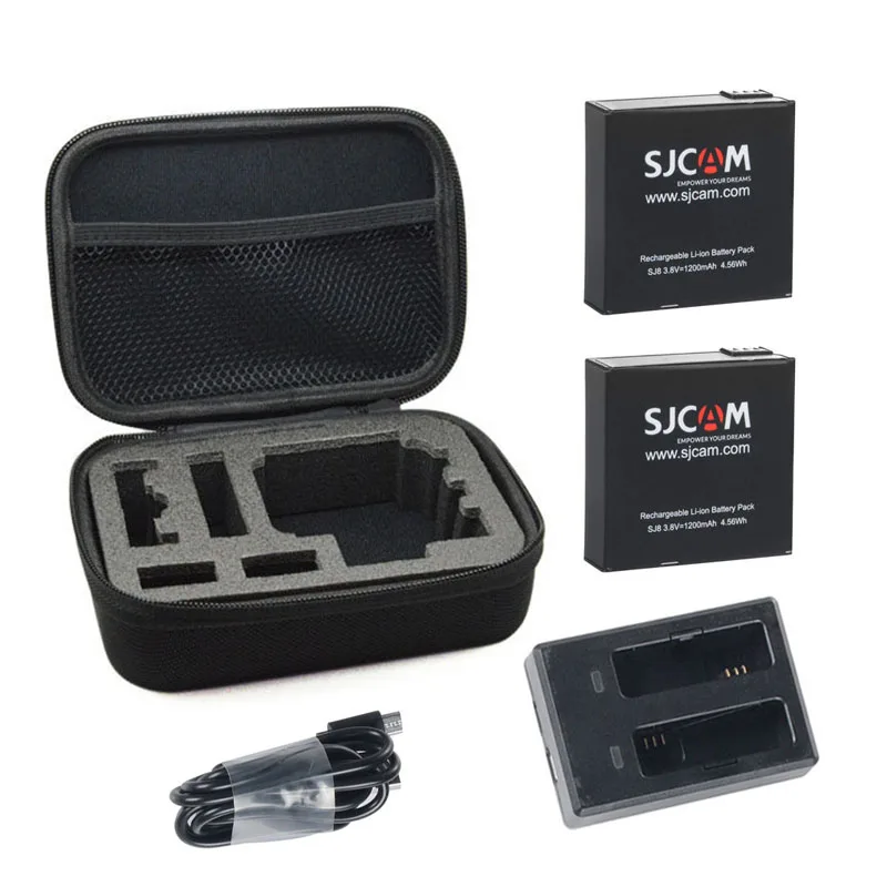 SJ8 PRO battery 2+bag+charger