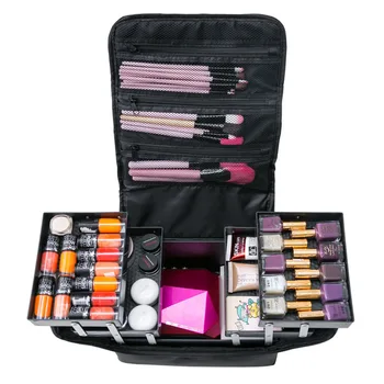 

Brand Professional Cosmetic Case Storage Multi-layer Cosmetic Bag Portable Nail Tattoo Beauty Makeup Multifunctional Tool Box