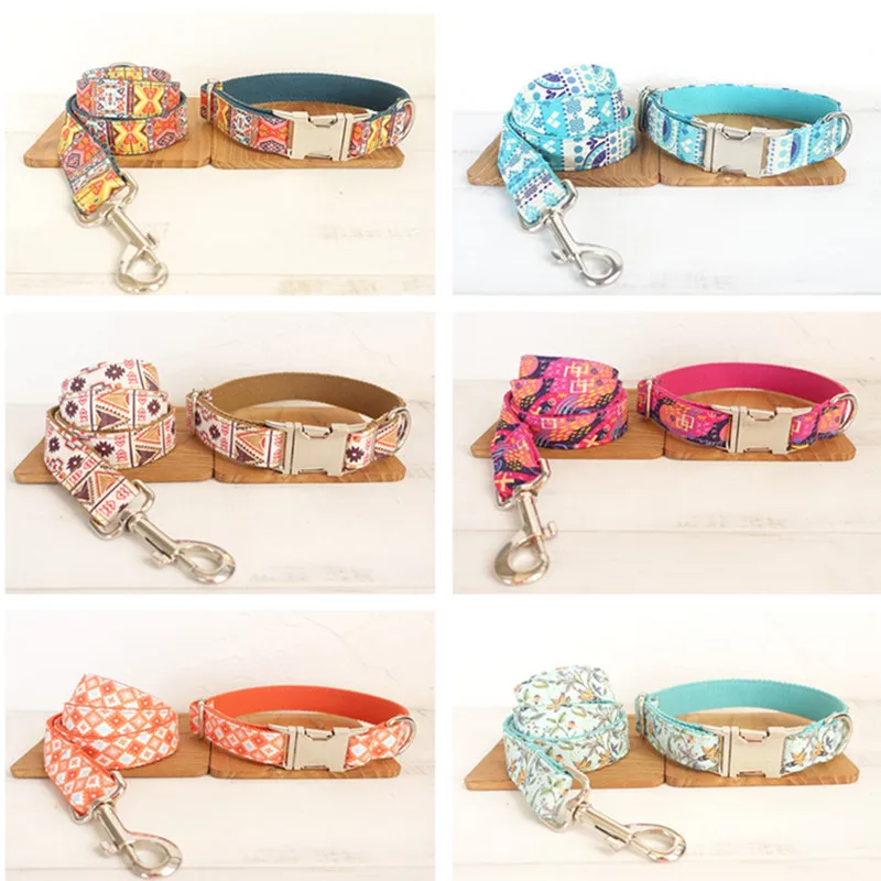 

Pet collar traction rope set pet dog collar cat collar set pet dog traction rope pet accessories 2021 new style