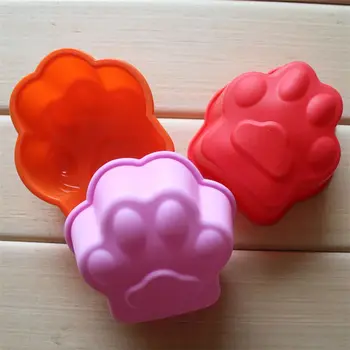 

Cat Paw Bakeware Silicone Mould Chocolate Cookie Candy Soap Resin Wax Mold Cake Decorating Tools Pastry Tool Baking Moulds