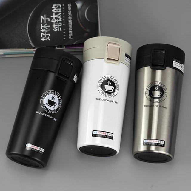 HOT Premium Travel Coffee Mug Stainless Steel Thermos Tumbler Cups Vacuum Flask thermo Water Bottle Tea Mug Thermocup 1