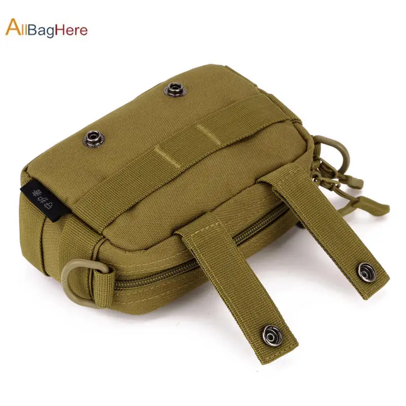 Mini Molle Pouch 5.5 inches Phone Bag Tactical Fishing Hiking Crossbody Camo Travel Portable Shoulder Sling Bag Climbing Cycling