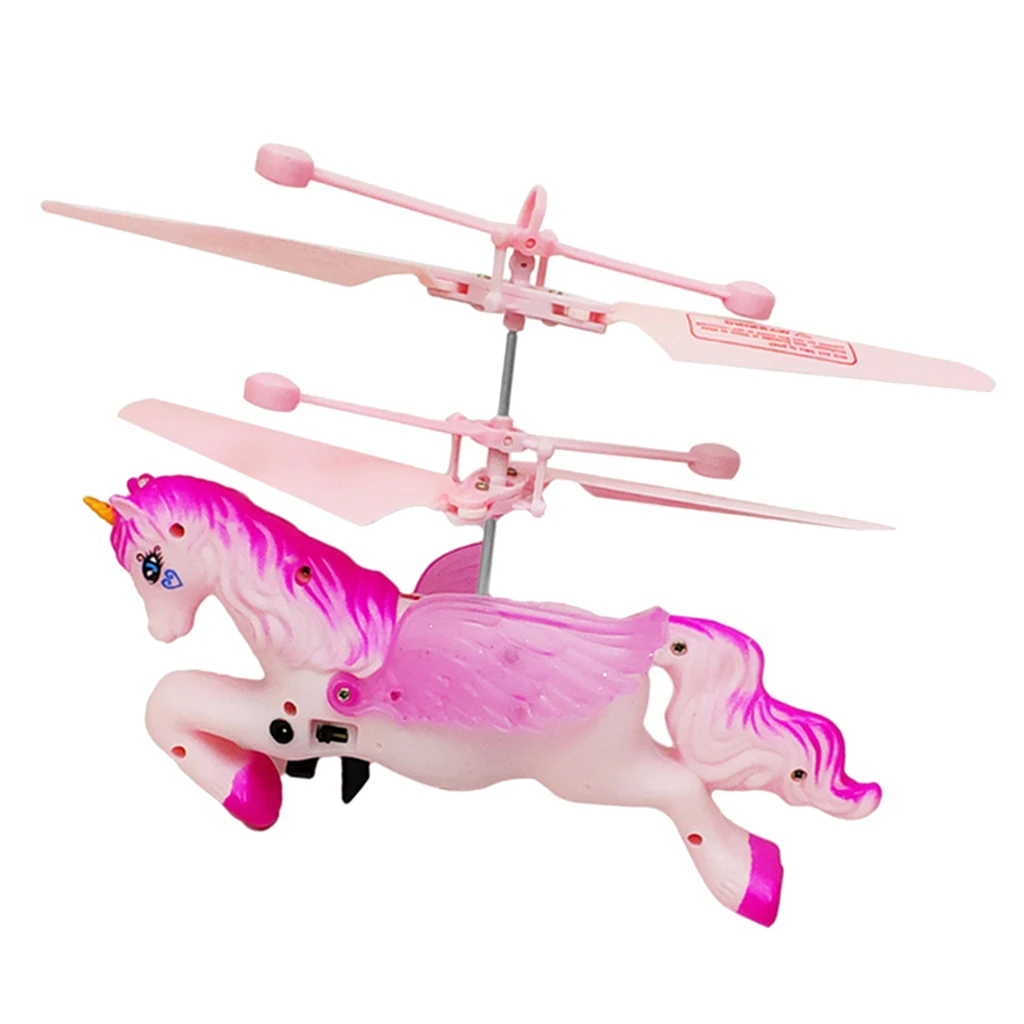 Remote Control Sensing Flying Horse Unicorn USB Chargeable For Kid