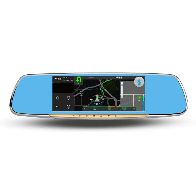 

dual-lens Navigation Instrument CarLog reversing visual audio control electronic dog speed measurement car accessories interior