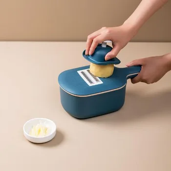 

Multifunctional Kitchen Gadget Vegetable Cutting Artifact Slicer Potato Chips Shaved Vegetable Silk Grater Cut