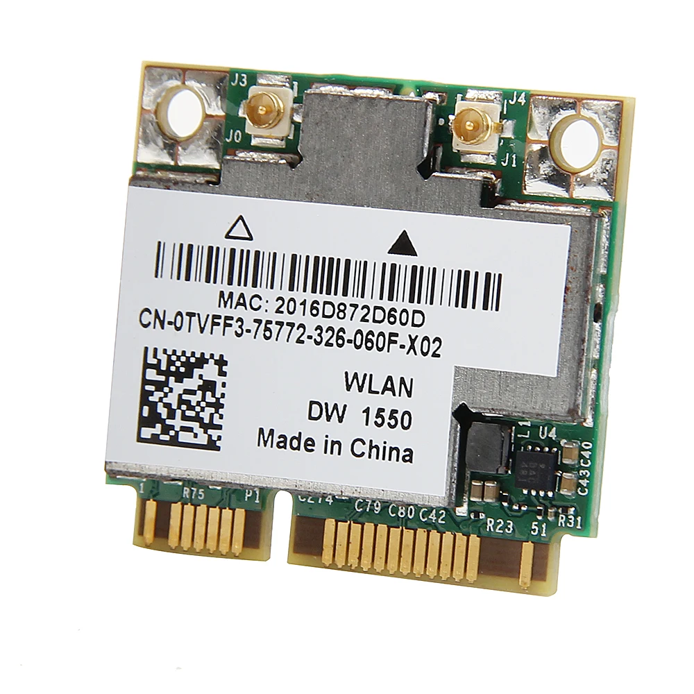 Двухдиапазонный беспроводной-AC для Broadcom BCM94352HMB 867 Мбит/с WLAN+ Bluetooth BT 4,0 Половина мини PCI-E Wifi Wlan 802.11ac карта DW 1550