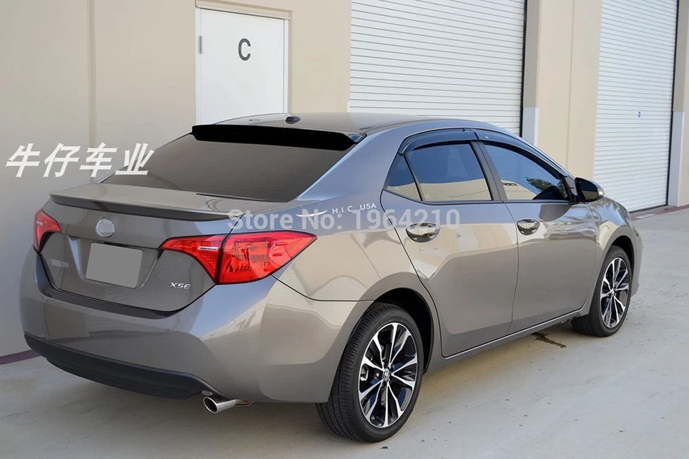 Автомобильный Стайлинг для Toyota Corolla спойлер 2008-2013- абс пластиковый материал задний спойлер на крыше солнцезащитный козырек спойлер крыло
