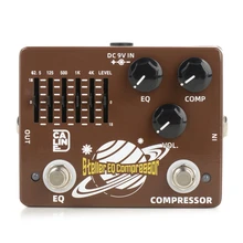 

Caline DCP-10 Stella Bass Compressor & 6 Band EQ 2-in-1 Effect Pedal True Bypass Electric Guitar Parts & Accessories