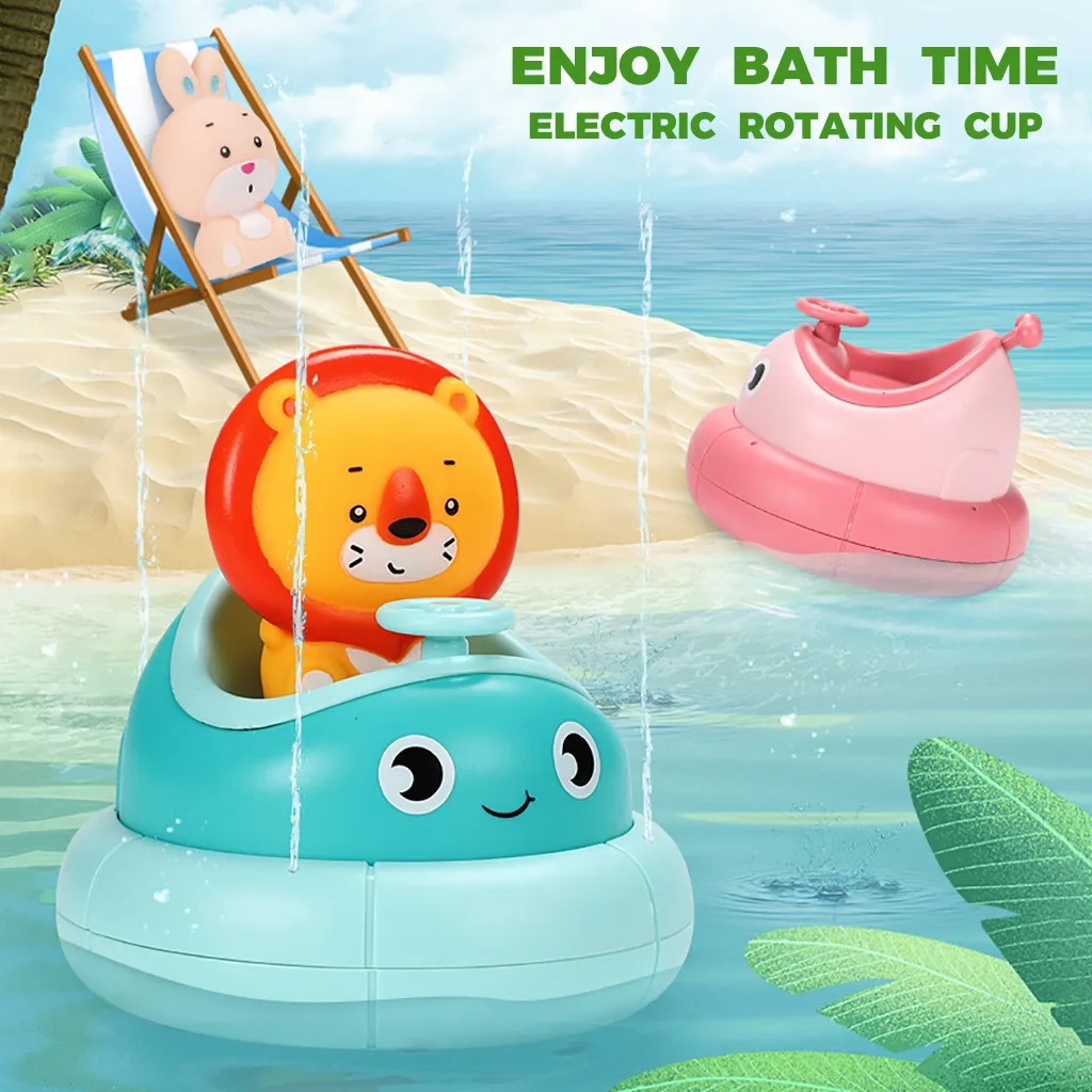New Arrival Cute baby toys Bath Toy Animal Rain Wa terfall Bathtub Toy ...