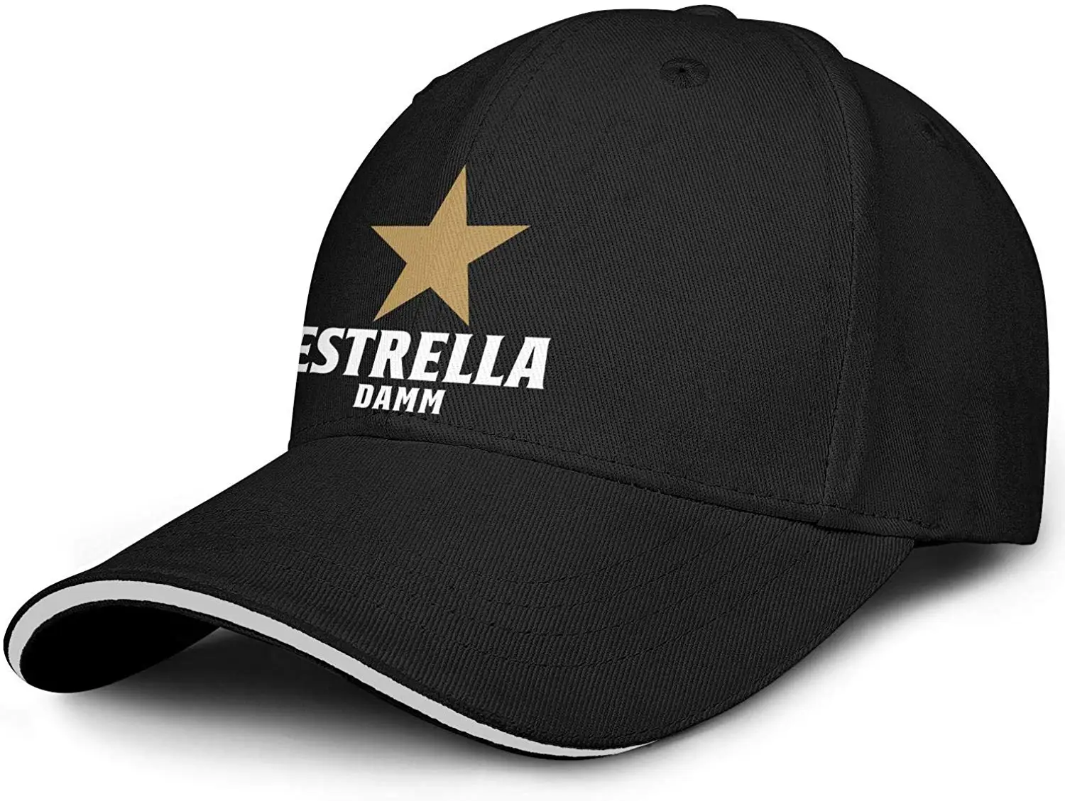 Унисекс Estrella-Damm-Trucker Шапка Кепка с козырьком панк хип-хоп кепка s