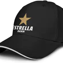 Унисекс Estrella-Damm-Trucker Шапка Кепка с козырьком панк хип-хоп кепка s