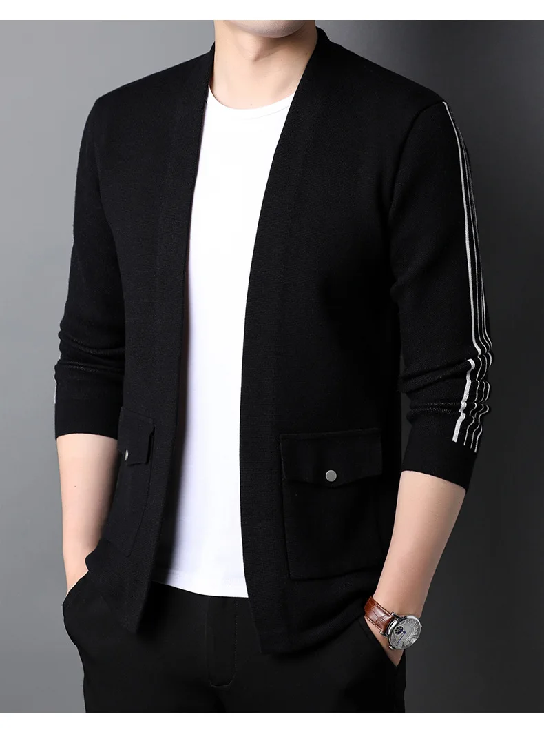 New Brand Fashion Japanese Autum Winter Knit Streetwear Cardigan Men Sweater Casual Coats Jacket Top Quality Men's Clothing_voghion.com
