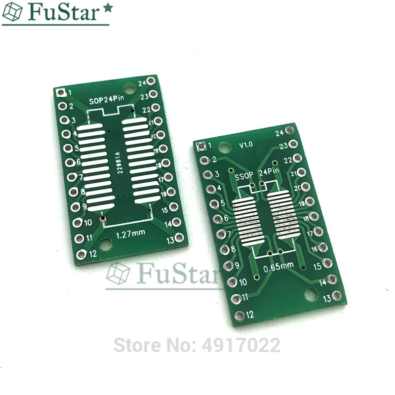 10 шт. SOP24 SSOP24 TSSOP24 к DIP24 печатная плата SMD для DIP 0 65 мм/1 27 мм до 2 54 Pin шаг