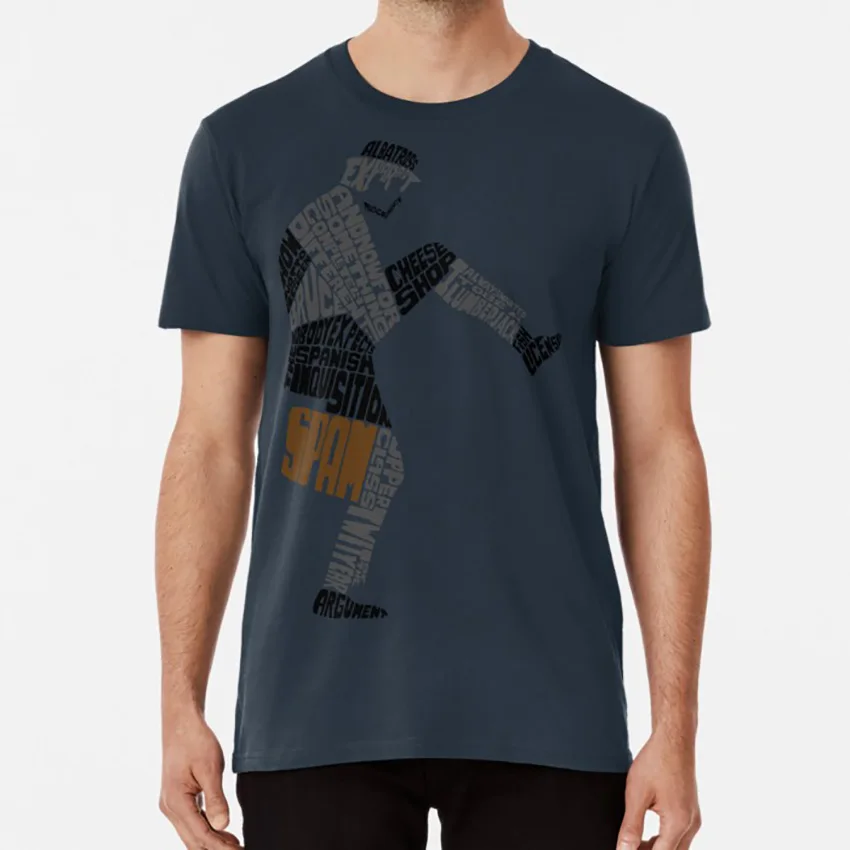 

Briefcase Full of Spam (light bkgd) T shirt monty python silly walk john cleese british humor spam satire type flying circus