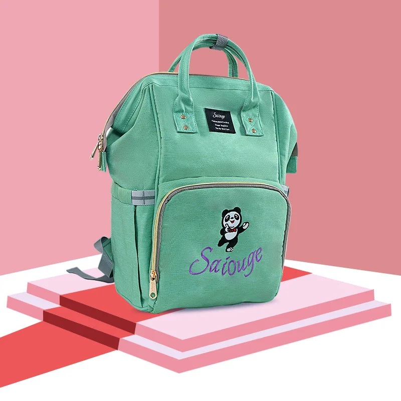  Large Nappy Bag Diaper Backpack Mommy Bag Maternity Printed Travel Backpack Baby Care Wetbag Capaci