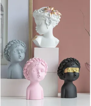 

MODERN RESIN PORTRAIT SCULPTURE DECORATION CRAFTS BUTTERFLY GIRL STATUE FAMILY LIVING ROOM DESKTOP DECORATION BIRTHDAY GIFT