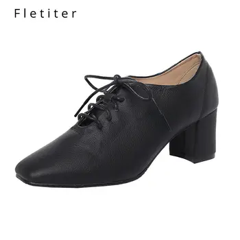 

Fletiter Shoes Women 6cm High Heels Leather Pointed Toe Women Pumps Ladies Shoes white Thin High Heel bridal Party Shoes