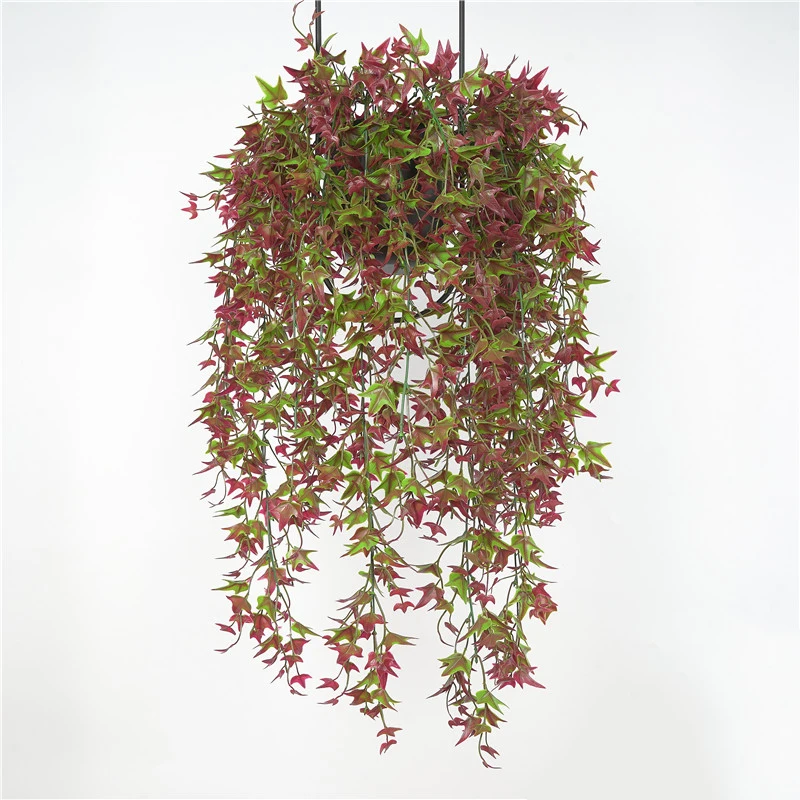 Artificial Plastic Garland Plant Vine Fake Potato Leaves Flowers Home Decor Sale