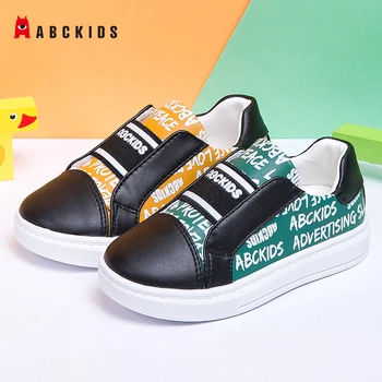 

ABCkids Spring Autumn Baby Boys Board Shoes for 1-3 Years Kids Casual Breathable Soft Bottom Shoes Children Letter Print Fashion