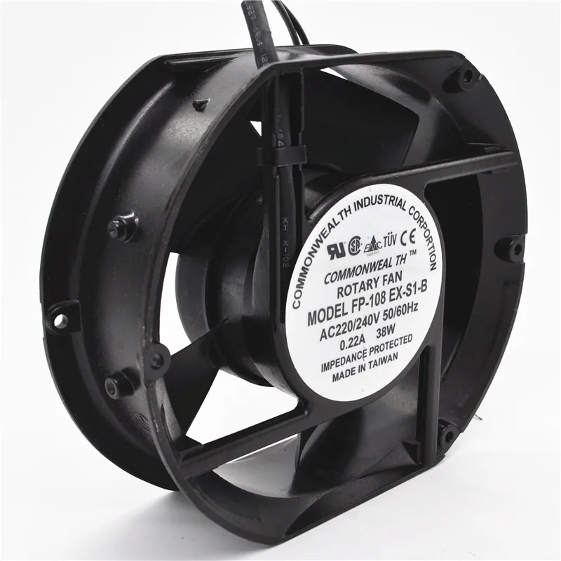 Axial Fan 220V/110V 38W Dual Ball Bearing Cooling Oval 172x150x51mm | Бытовая техника