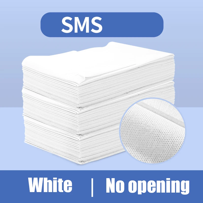 20/50/pack SMS non-woven breathable perforated disposable bed linen beauty salon hotel travel bed linen massage bedding 10
