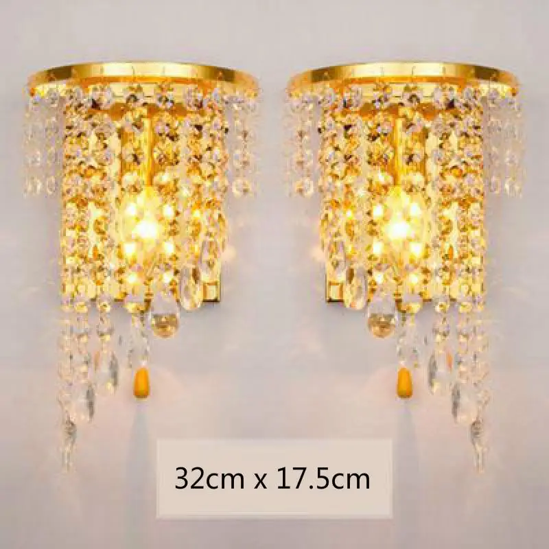 Kaufen Führte Wand Licht Schlafzimmer Kristall Led Wand Lampe Leuchte Indoor Luminarias De Innen Modern LED Licht Loft Nacht führte Beleuchtung