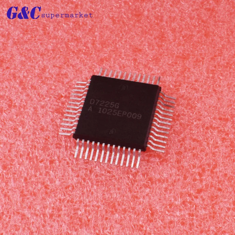 

1/5 monolithic 5 taps new D7225G UPD7225G package: QFP56 electronic products electronic accessories tantalum capacitor