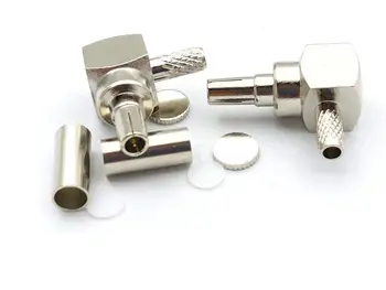 

100pcs/600pcs CRC9 male right angle crimp for RG174 RG188 RG316 RF Connector