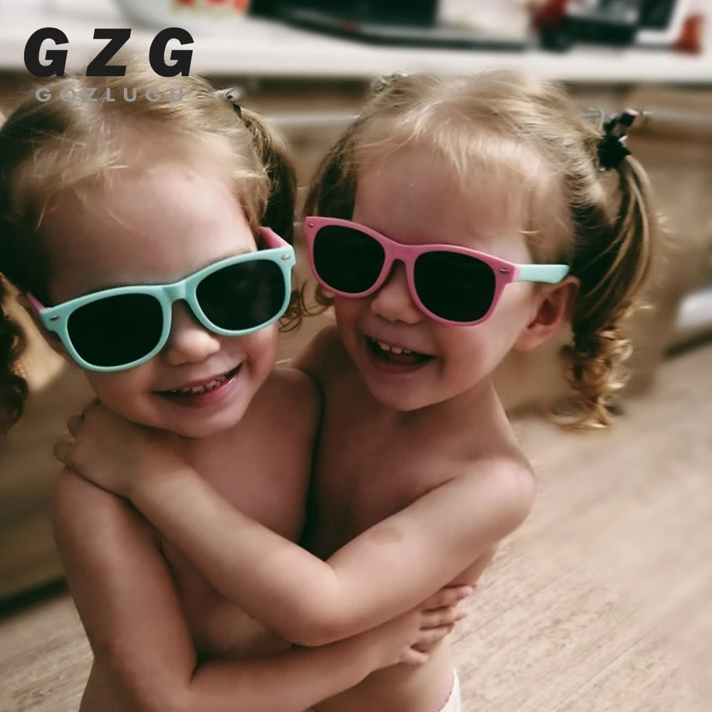 Gafas de polarizadas flexibles para lentes de sol negras bebés y de 2 a 11 años|Gafas de sol de niño| - AliExpress