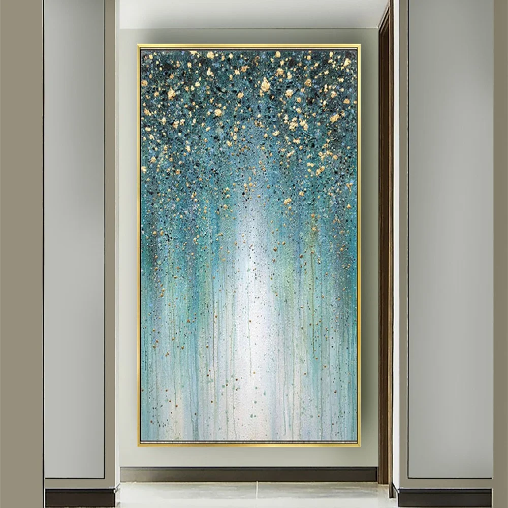 

100% Hand-Painted Wall Art Abstract Oil Painting Modern Canvas Poster Large Salon Mural Picture For Home Living Room Decor Gift