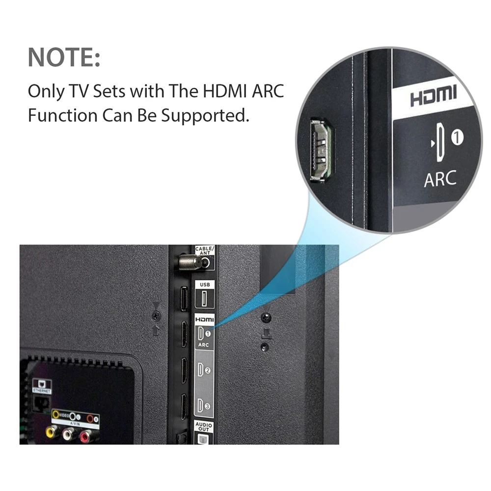 Converter HDMI Audio Adapter DAC ARC L R Coaxial SPDIF Jack Extractor Return Channel 3 5mm Headphone for TV