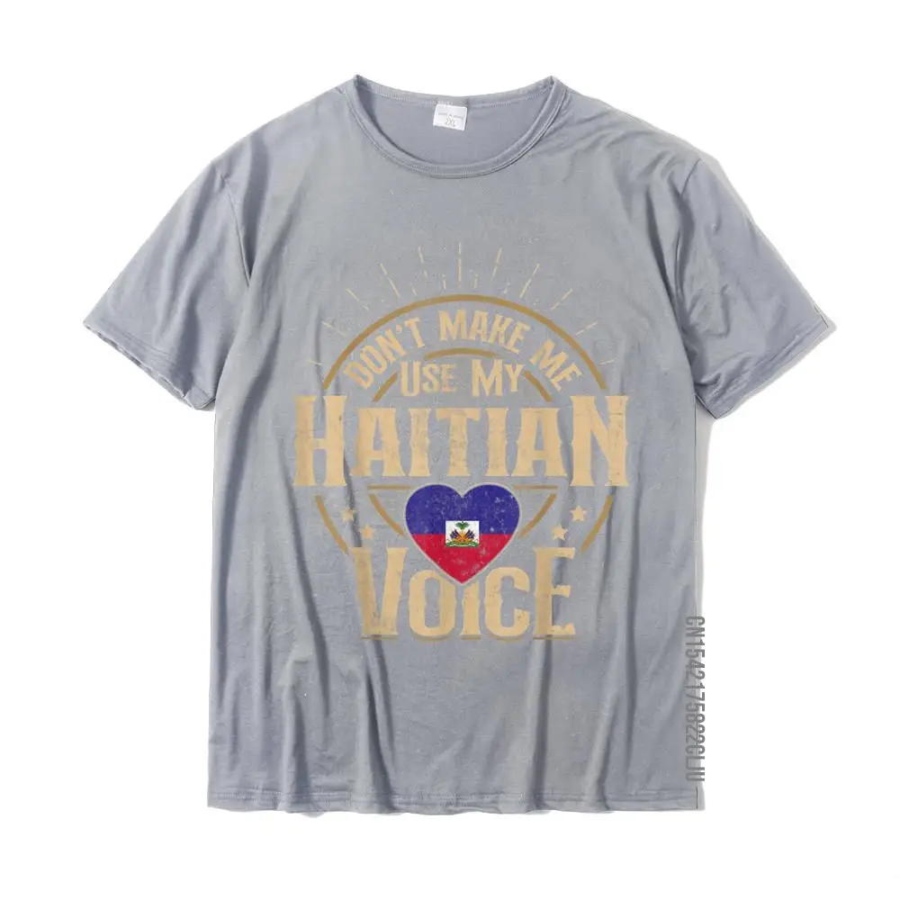 Classic Young Tees Normal Street T Shirt Cotton Short Sleeve cosie Tops T Shirt Round Collar Top Quality Haitian Shirt Funny Quote Joke T-Shirt__34705 grey