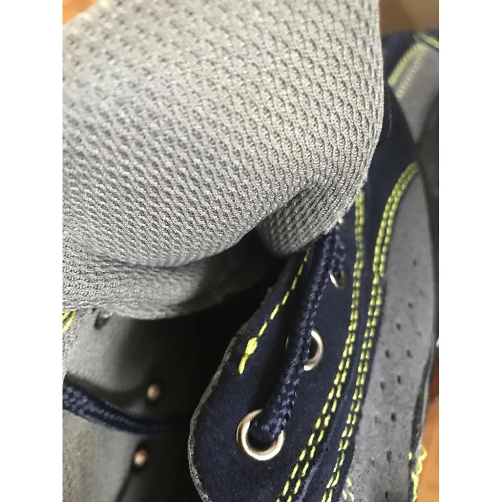 Men's sneakers steel anti-drop sports shoes breathable wear labor insurance shoes comfortable safety work shoes 40J26 (2)