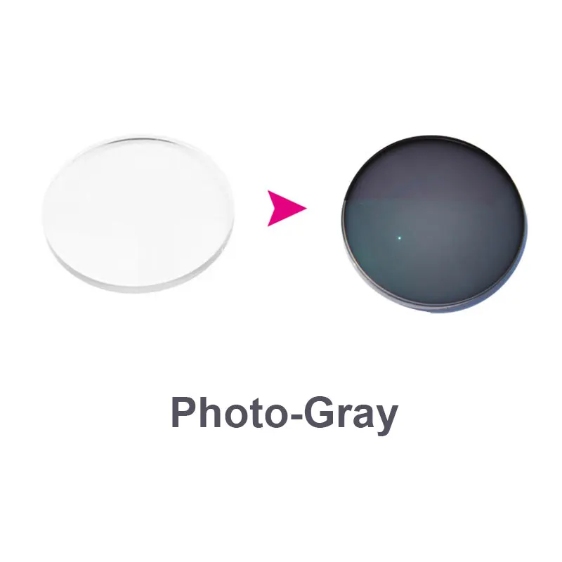 US $22.49 Photochromic Single Vision AntiBlue Ray Progressive Optical Prescription Lens For MyopiaHyperopiaPresbyopia Eyeglasses Lenses