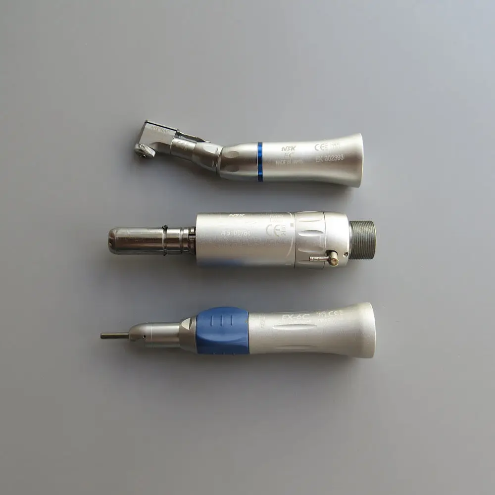 

Dental BTR Low Speed Handpiece Kit Air Turbine Straight Contra Angle Air Motor 2/4Holes Available