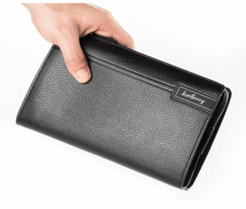 

Hot Wallet Famous Brand Men Wallets Luxury Long Clutch Leather Purse Wallet Men 100PCS/lot