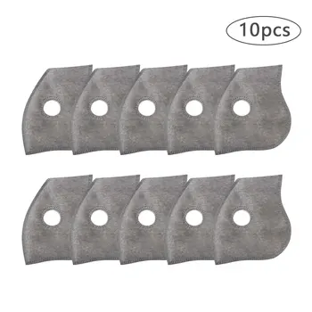 

MDY-9 10PCS 5-Layer Anti PM2.5 Haze Dust Activated Carbon Face Mouth Mask Filters for Running Cycling Riding DIY Face Masks