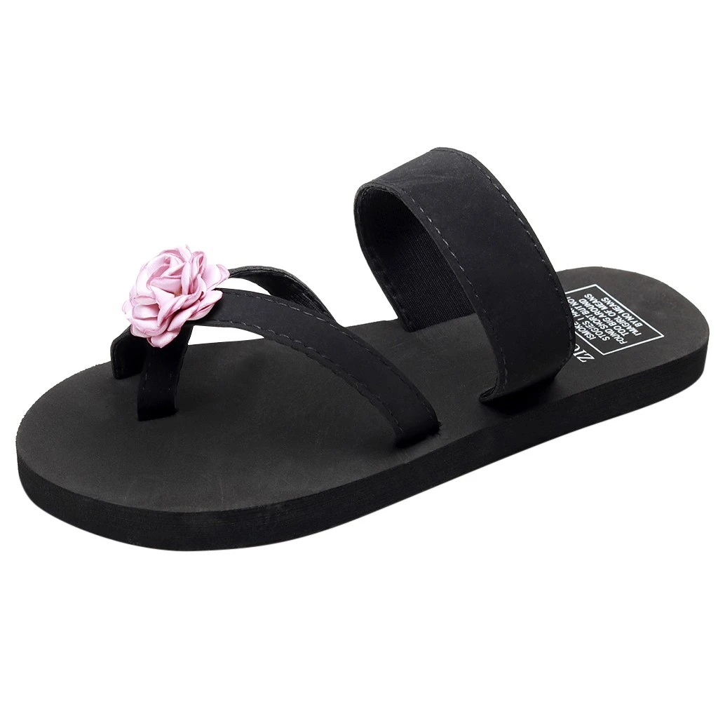 SAGACE 2019 New Women Platform Shoes Flower High Flat Heel Holiday Beach Slippers Sandals Women Slippers Sapato Feminino 1209