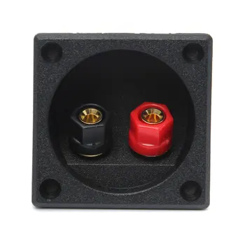 

Audew 1PCS Square Binding Post Type Speaker Box Terminal Cup Wire Cable Box Connector