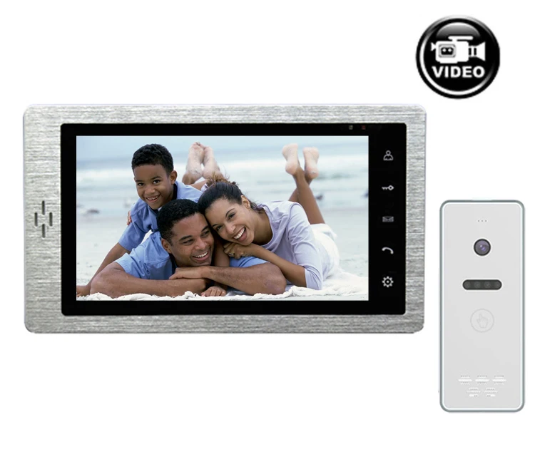 XinSiLu Высокое качество домашняя система внутренней связи аудио дверной звонок wifi видео телефон двери " TFT-LCD экран 700TVL ИК камера(опционально) 1V1 - Цвет: 708R-663HW