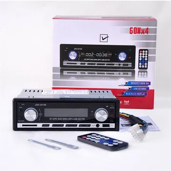 

New 12V 60w Car Stereo FM Radio MP3 Audio Player Support Phone with USB/SD MMC Port Car Electronics In-Dash 1 DIN