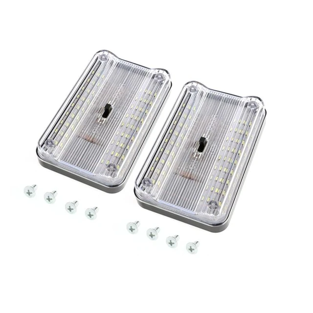 Plafonnier LED 12V 6000K, 2 pièces, 36 SMD, éclairage d'intérieur pour  voiture, lampe de plafond pour intérieur d'automobile, idéal pour la  lecture - AliExpress