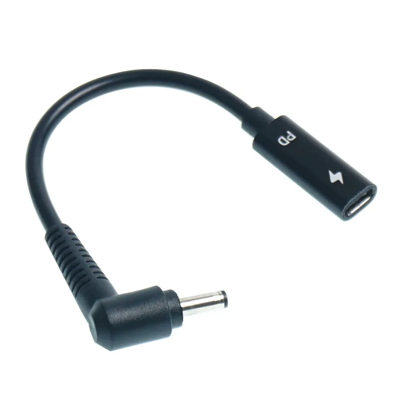 USB-C type c female to DC Tip 4.0mm *1.35mm Power Cable Cord For Asus Zenbook Vivobook laptops