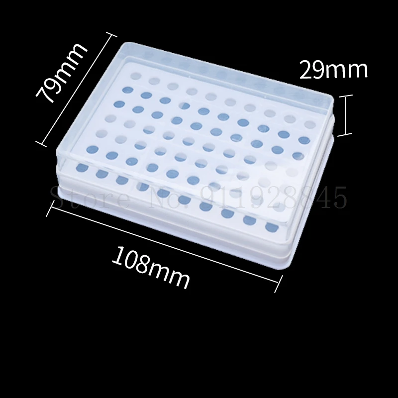 Centrifuge Tube 10pcs/lot 0.2ml 70holes/96holes plastic Centrifuge tube box PCR tube Storage boxs Laboratory supplies