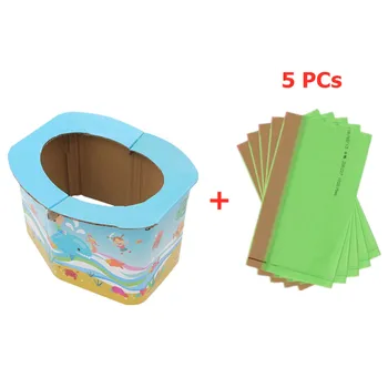 

Foldable Child Kids Portable Folding Potty Seat Boys Girls Baby Travel Toilet Training Infant Emergency Potties with Free Bags
