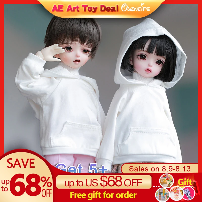 Emica & Emilia Doll BJD 1/6 Yosd dolls movable joint fullset complete professional makeup Fashion Toys for Girls Gifts