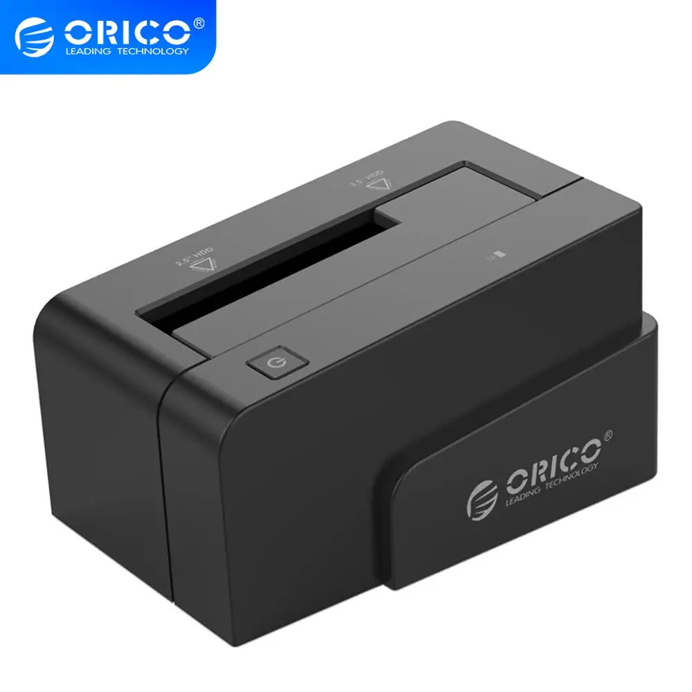 Внешний жесткий диск ORICO 6618SUS3 2 5 и 3 дюйма SATA2.0 USB3.0 eSATA док станция с адаптером