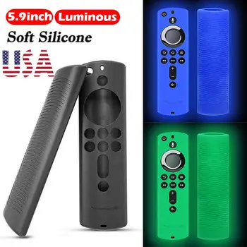 

For Amazon Fire TV Stick Voice Remote Controller Shockproof Silicone Case Cover Luminous Protective Cove