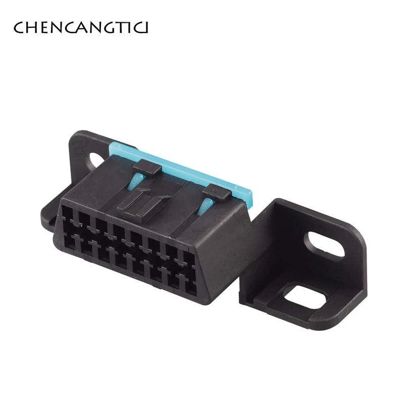 

2 Sets 16 Pin Way Automotive Wire Harness Cable Connector For VW Universal OBD Automatic Diagnostic Female Plug 12110250
